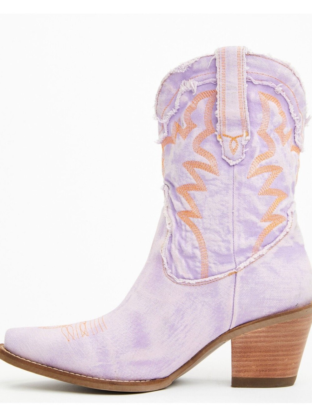 Dingo Lavender Cowboy Boots  Y'all Need Dolly Western Boots - Snip Toe Size 10 - Picture 9 of 16